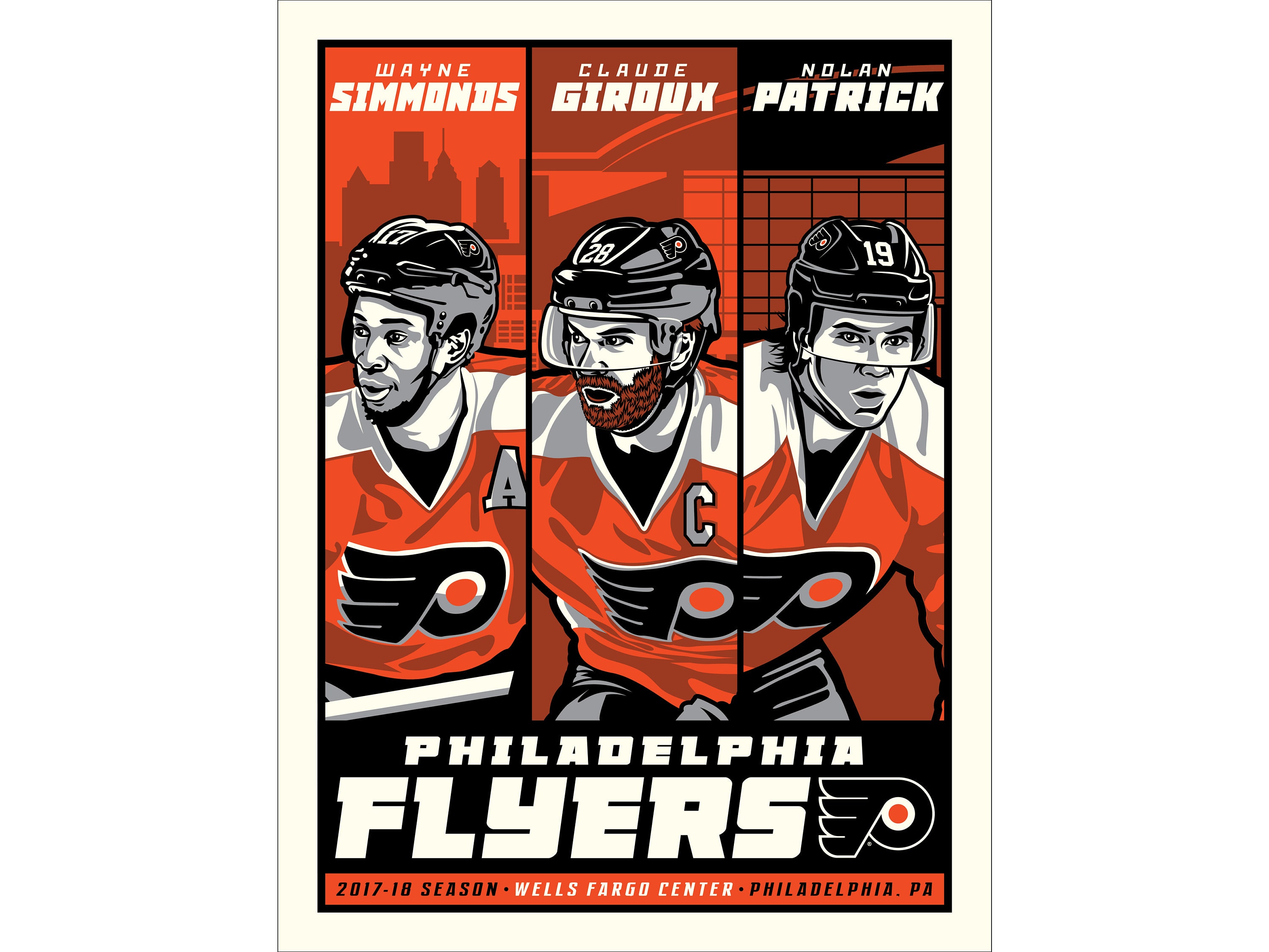 Wells Fargo Center - It has arrived. The Philadelphia Flyers 2017