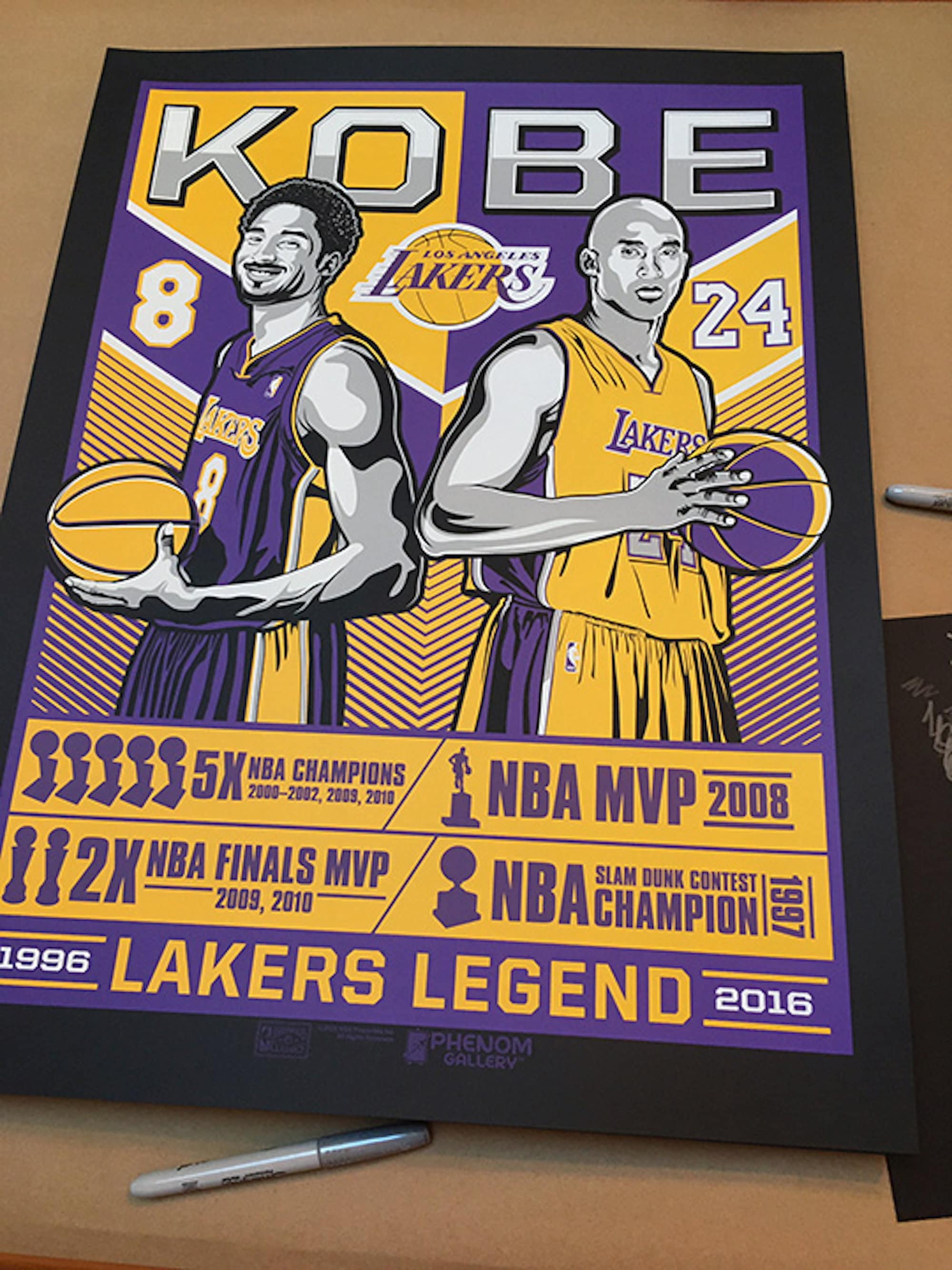 Tallenge - Kobe Bryant - LA Lakers - Black Mamba - NBA Basketball