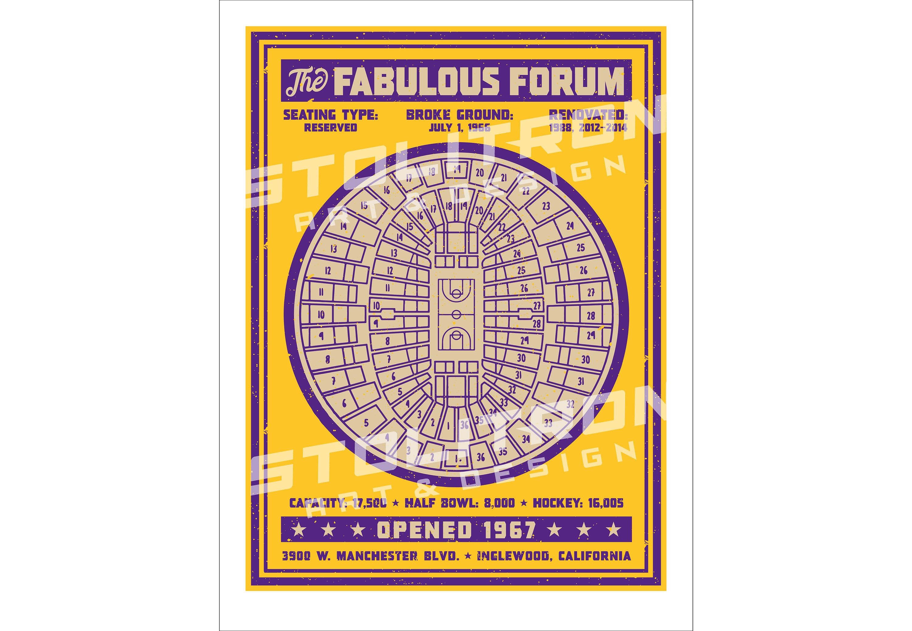 Iconic FABULOUS FORUM LA Lakers Seating Chart Diagram Poster 12x18, 18x24,  or 24x36 Inches Inglewood, California - Etsy Denmark