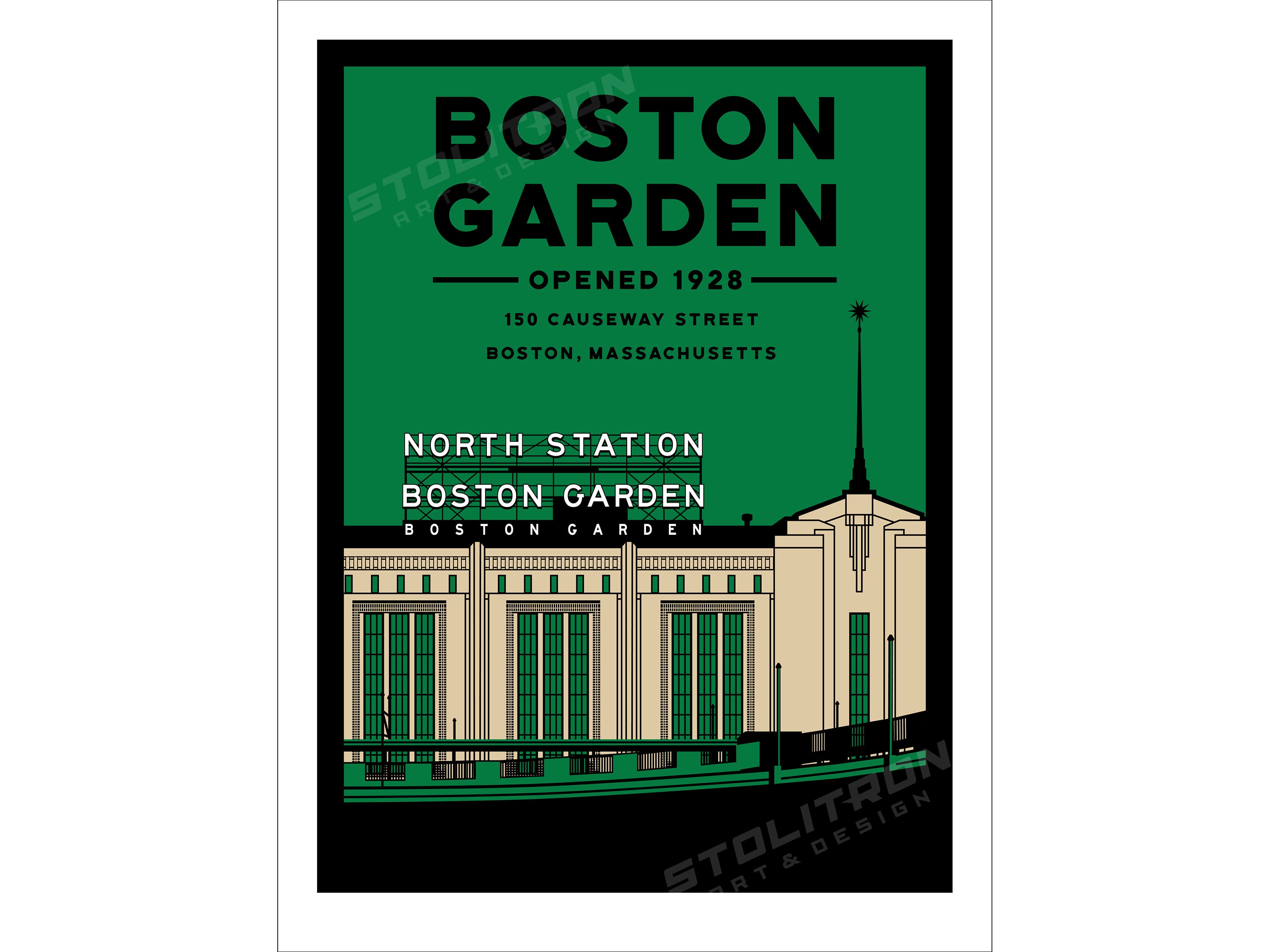 TD Garden  Boston Celtics and Bruins – Ballpark Blueprints