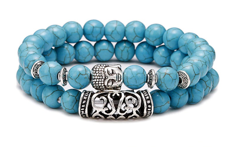 Natural Lava Budha Men Women Bracelet