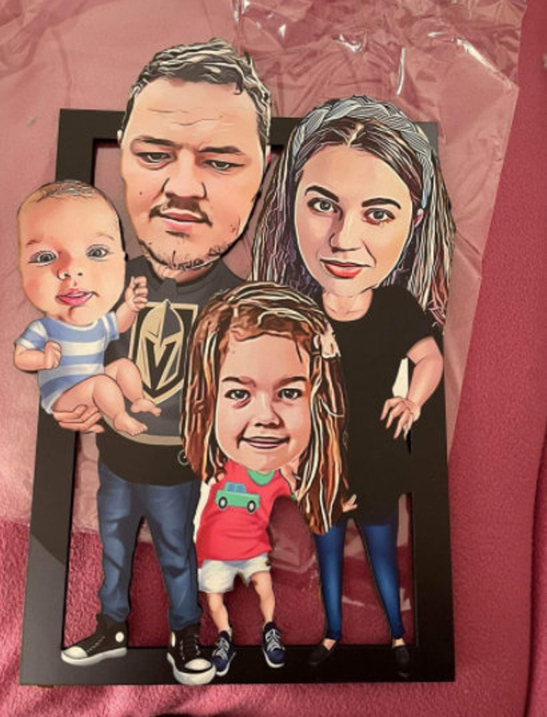 Personalized Cartoon Wooden Wall Art Custom Design Wall Etsy