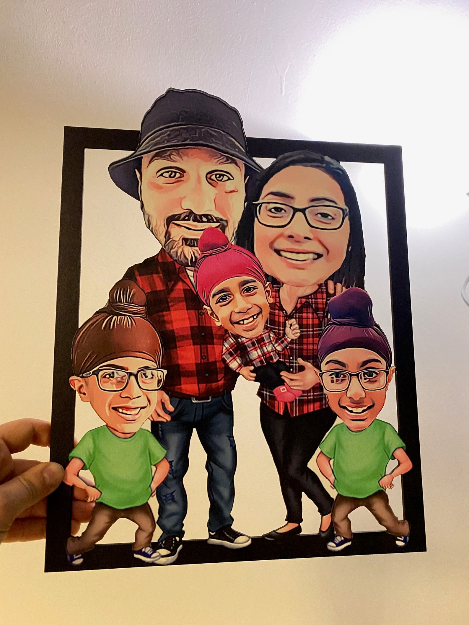 Personalized Cartoon Wooden Wall Art Custom Design Wall Etsy