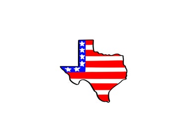 Texas Outline Sticker