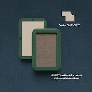Rectangular Frame - Flat Cove Profile - 1 1/4&quot; Frame Width