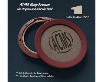 ACMS Hoop Frame - REVERSE TAPER Profile - 1 1/4" Frame Width
