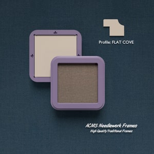 Square Frame - Flat Cove Profile - 1 1/4&quot; Frame Width