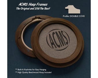 ACMS Hoop Frame - DOUBLE COVE Profile - 1 3/4" Frame Width