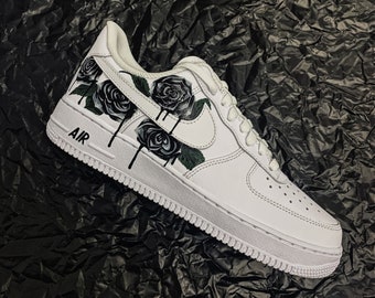 air force 1 black rose