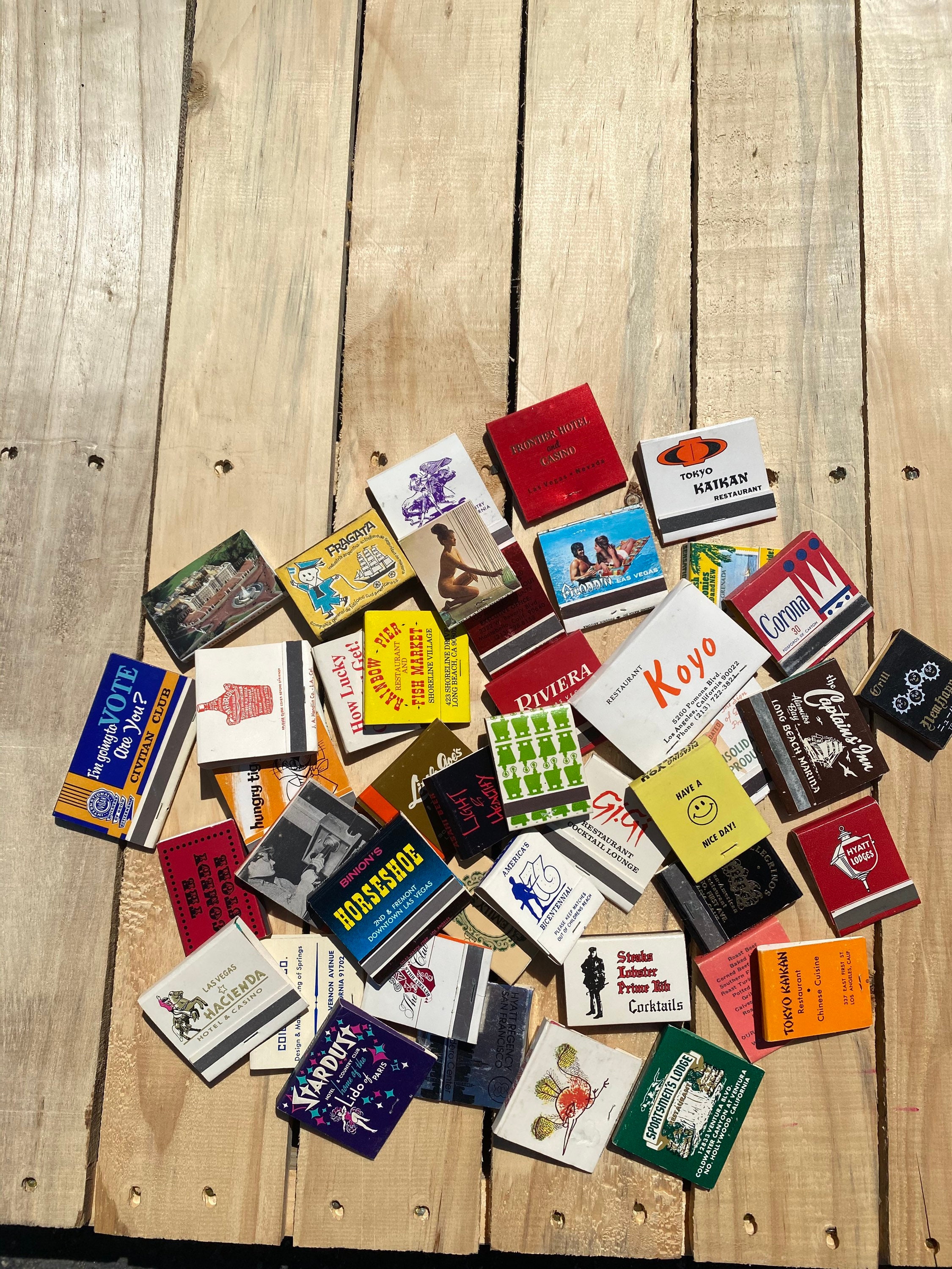 Assorted vintage matches 10 Etsy