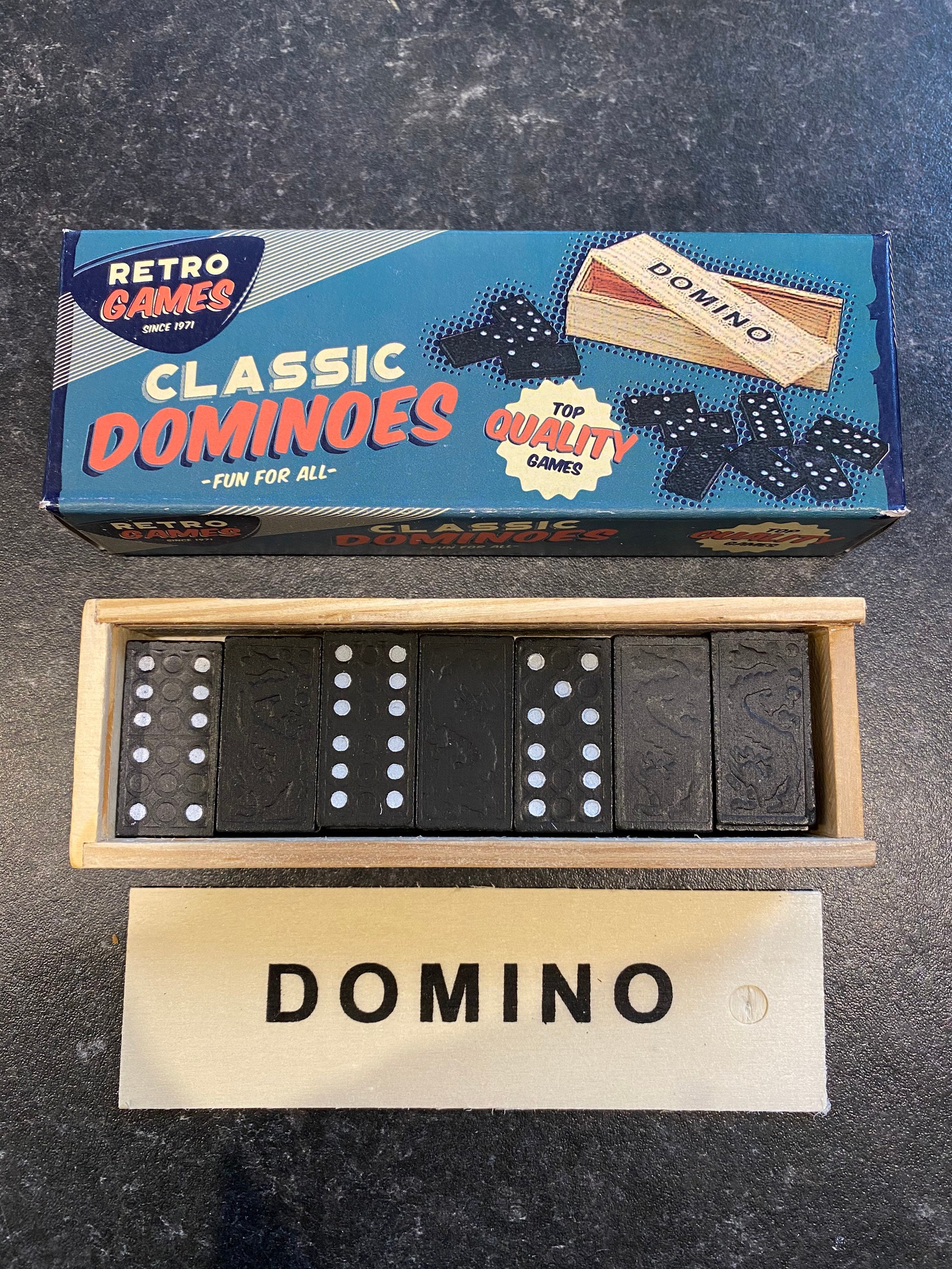 Retro Style Classic Dominos Game | Etsy