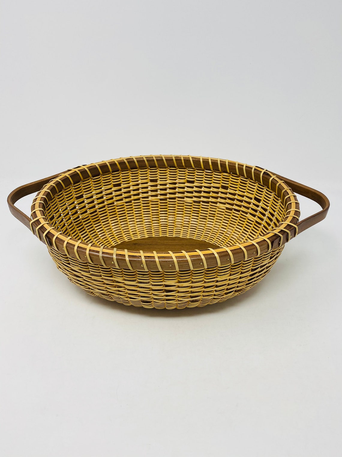 Nantucket Oval Bun Basket Etsy