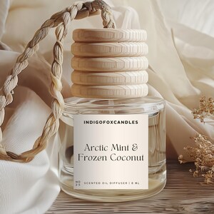 Arctic Mint & Frozen Coconut Duftöl Diffuser Lufterfrischer Autoduft Kleiderschrank Raumduft Geschenk Einweihung Führerschein Gastgeschenk