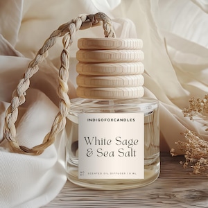 White Sage & Sea Salt Duftöl Diffuser Lufterfrischer Autoduft Kleiderschrank Raumduft Geschenk Einweihung Führerschein Gastgeschenk Freundin