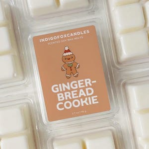 Gingerbread Cookie Wachsmelts Sojawachs Duftwachs Vegan Snap Bar Teelicht Duftlampe Raumduft Wachswürfel Lebkuchen Weihnachten Geschenkidee