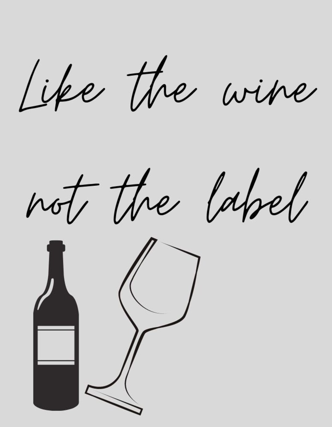 David Rose Wine Design SVG and PNG FILE Etsy