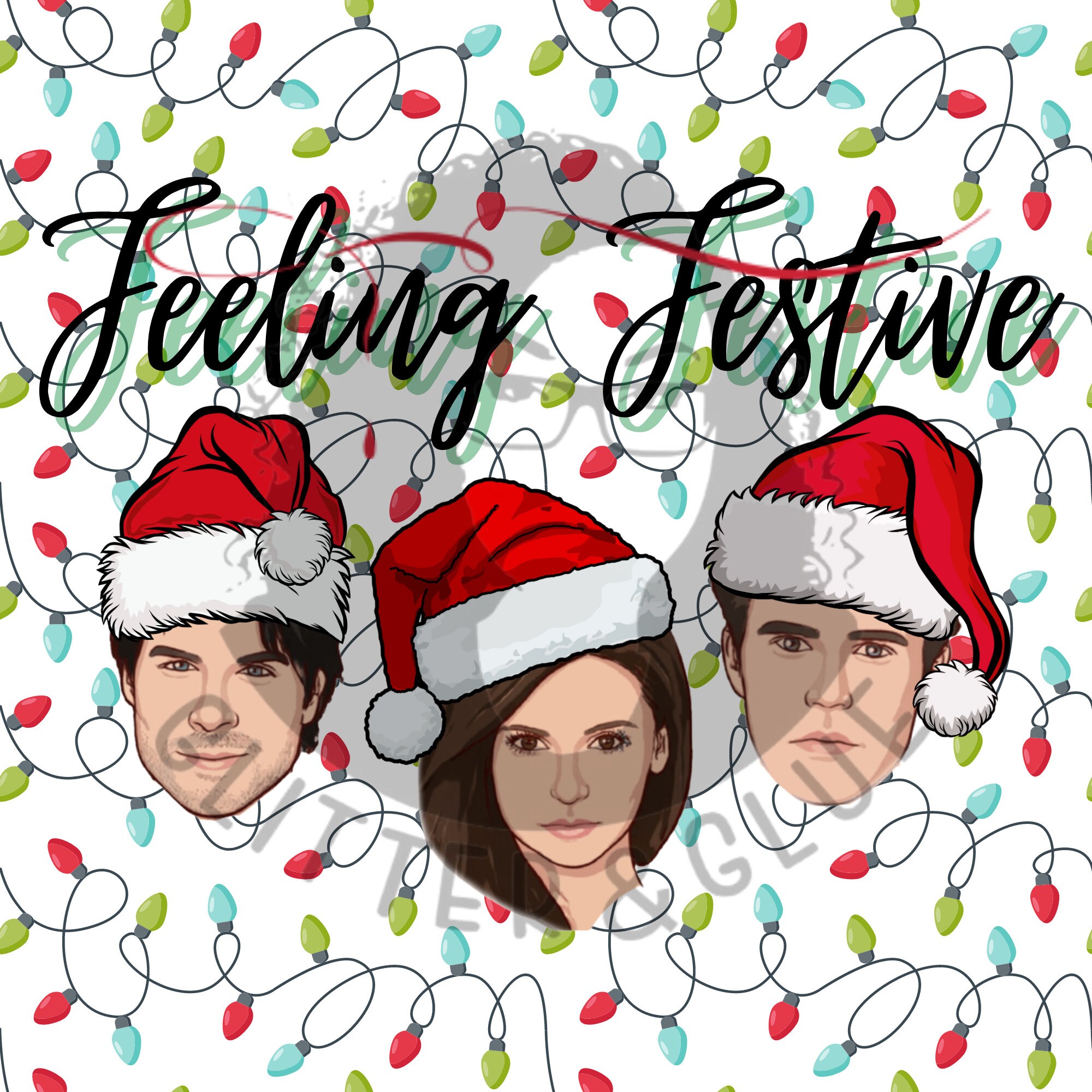 Feeling Festive in Mystic Falls TRIO Vampire Diaries Etsy