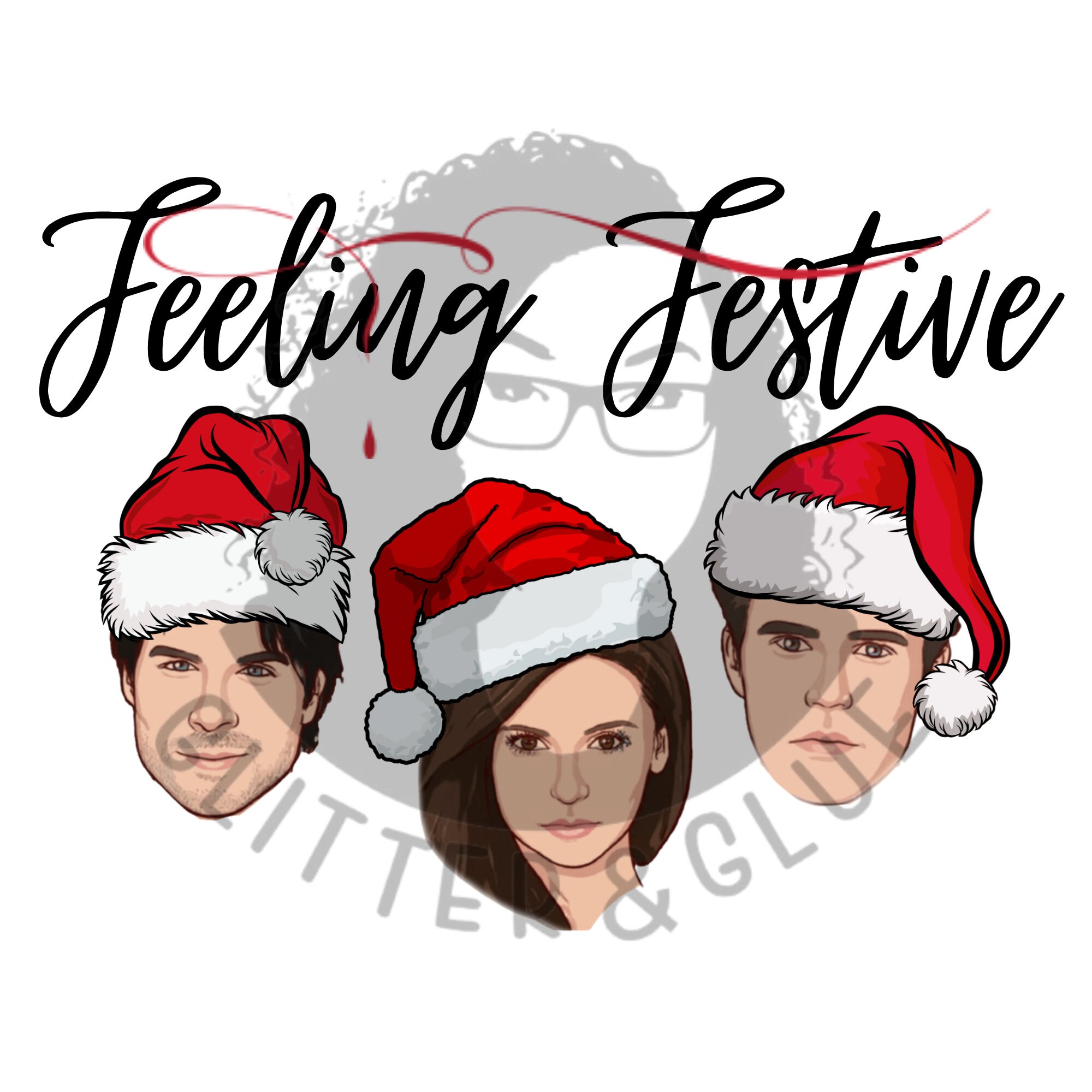 Feeling Festive in Mystic Falls TRIO Vampire Diaries Etsy