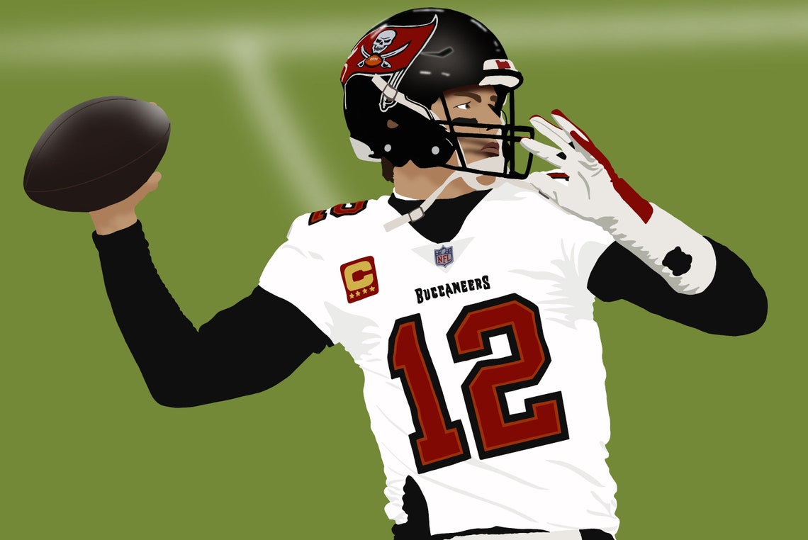 Printable Tom Brady Poster Tom Brady Art Art on Demand Etsy