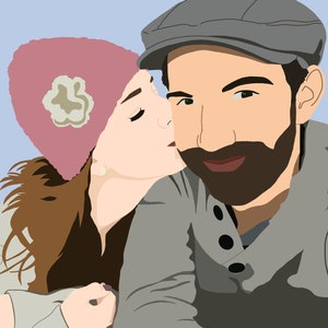 Couple portrait, Couple illustration, Wedding gift, Custom Couple Portrait, Family Portrait, Personalized Portrait, Illustration Gift