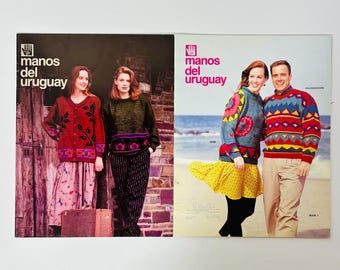 Manos Del Uruguay Design Knitting Book 6 y 7 Set de 2