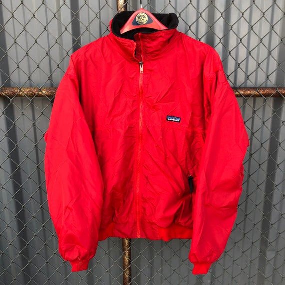 Vintage 90's Red Patagonia Fleece Lined Baggies Ja