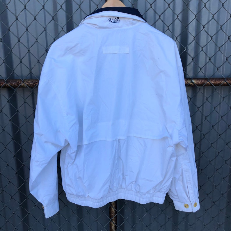 90/'s White SEC Football Jacket size Medium