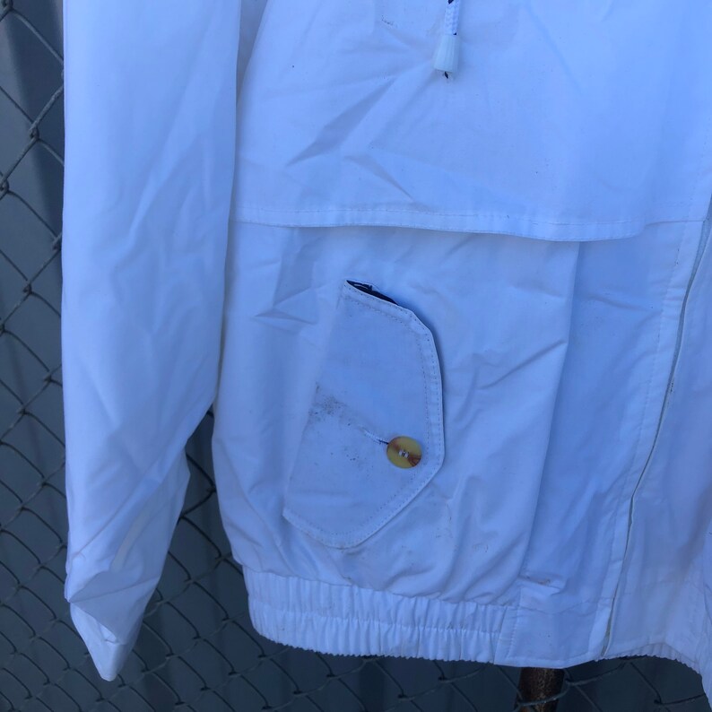 90/'s White SEC Football Jacket size Medium