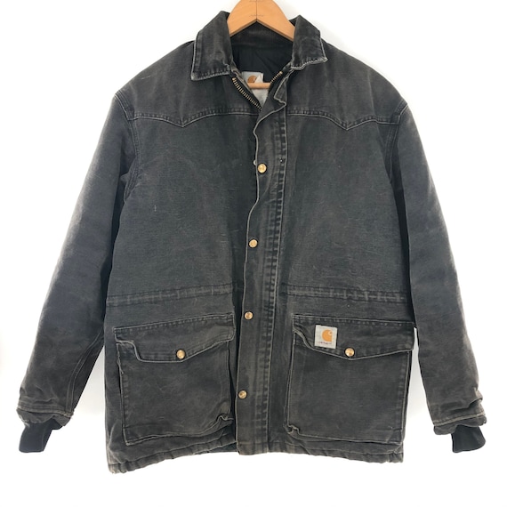 Vintage Carhartt Canvas Chore Jacket Size Medium