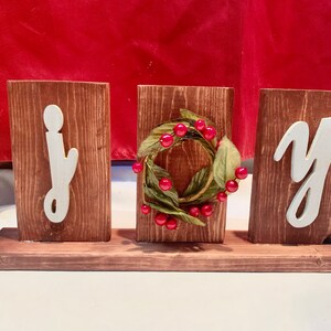 Joy Slatted Sign