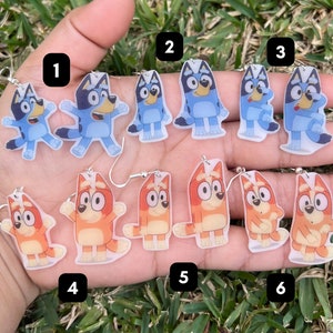 Bluey and Bingo Earrings