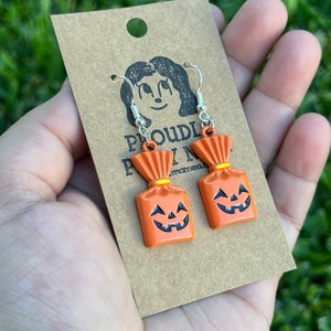 Mini Halloween Bag Earrings