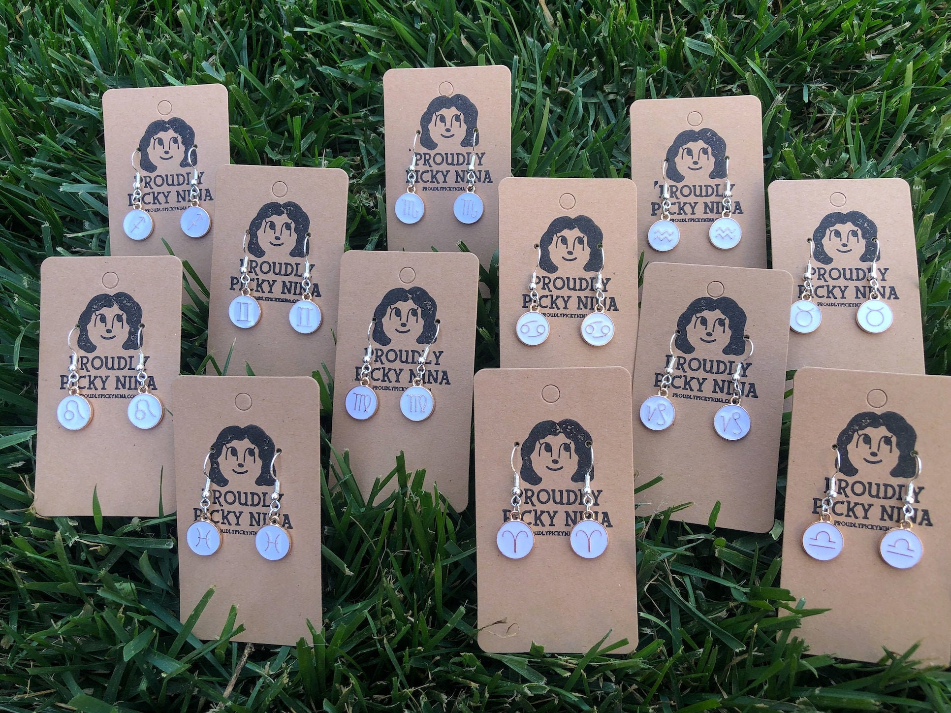 Zodiac Charm Earrings
