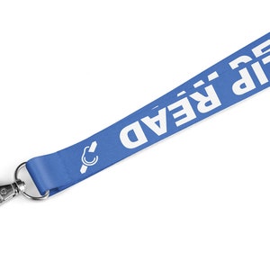 Ik ben doof & lip gelezen Lanyard beste kwaliteit 20mm, ID-kaarthouder, veiligheid breakaway clip