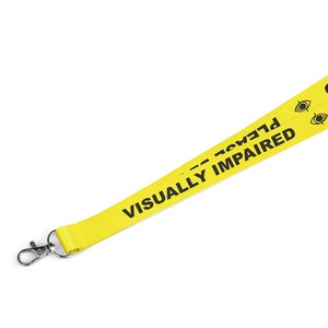 Slechtziende Lanyard Beste Kwaliteit 20mm, ID-kaarthouder, Safety Breakaway Clip