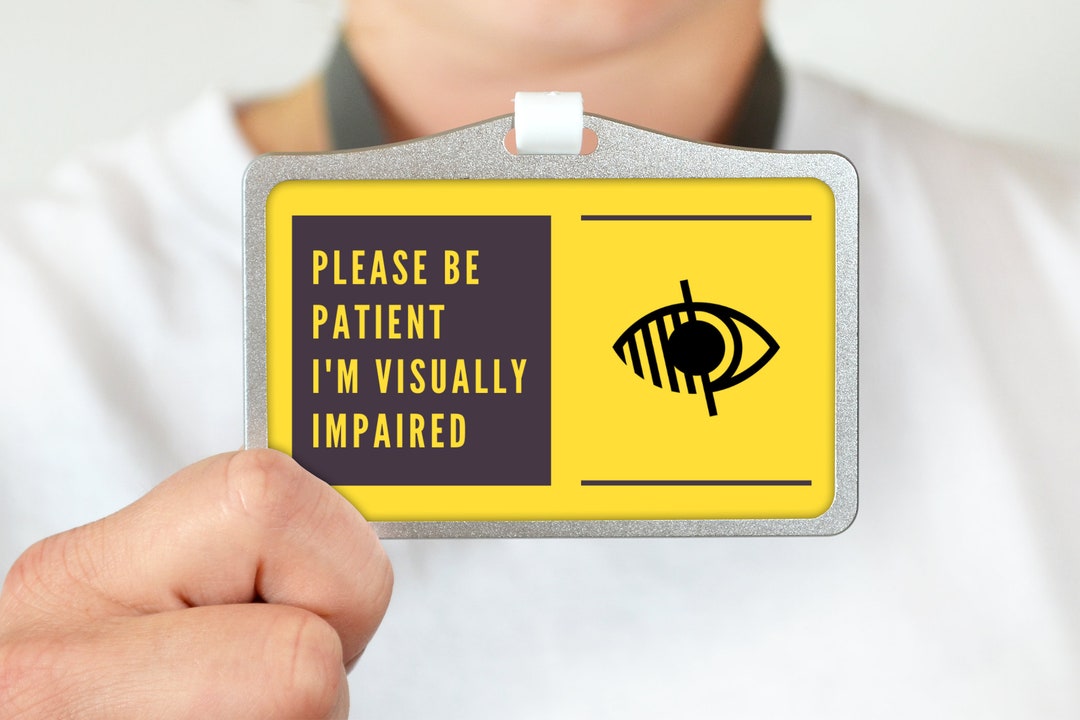 Blindness and Vision Loss Visually Impaired Visual Etsy