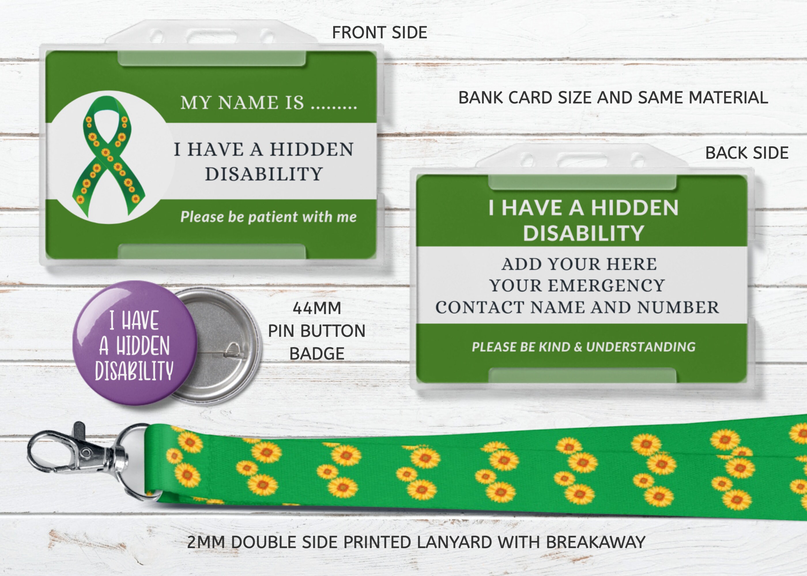 Hidden Disability Awareness ID Card With Breakaway Lanyard Etsy hidden-disability-awareness-id-card-with-breakaway-lanyard-etsy