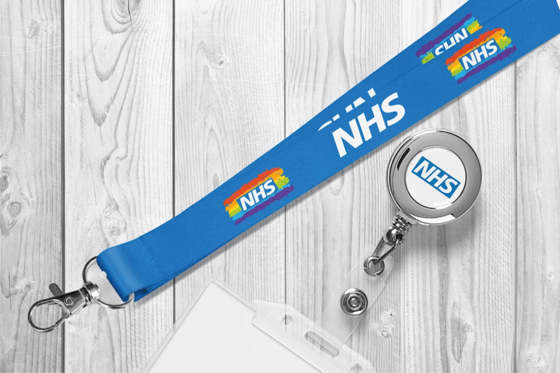 NHS Lanyard Best Quality 20mm ID Card Holder Safety Etsy