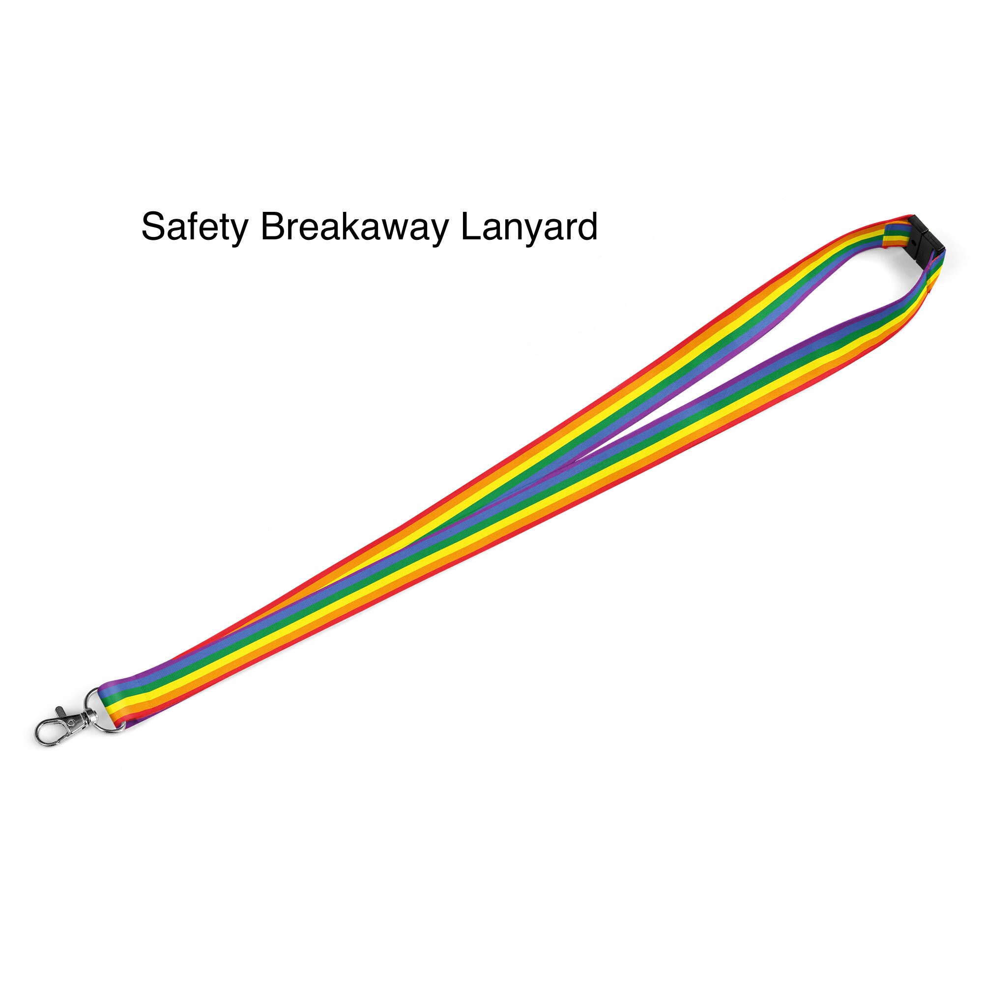 Single Custom Lanyard NHS Regenbogen Schlüsselband – Mit Sicherheits-Breakaway-Verschluss, Ausweishalter, In Pink Busfahrkarten Hülle Schüler