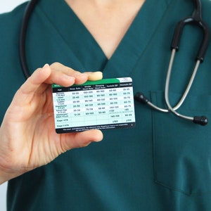 Nursing Badge General Medical Reference Cards, 8 Card ( Glasgow Coma ...