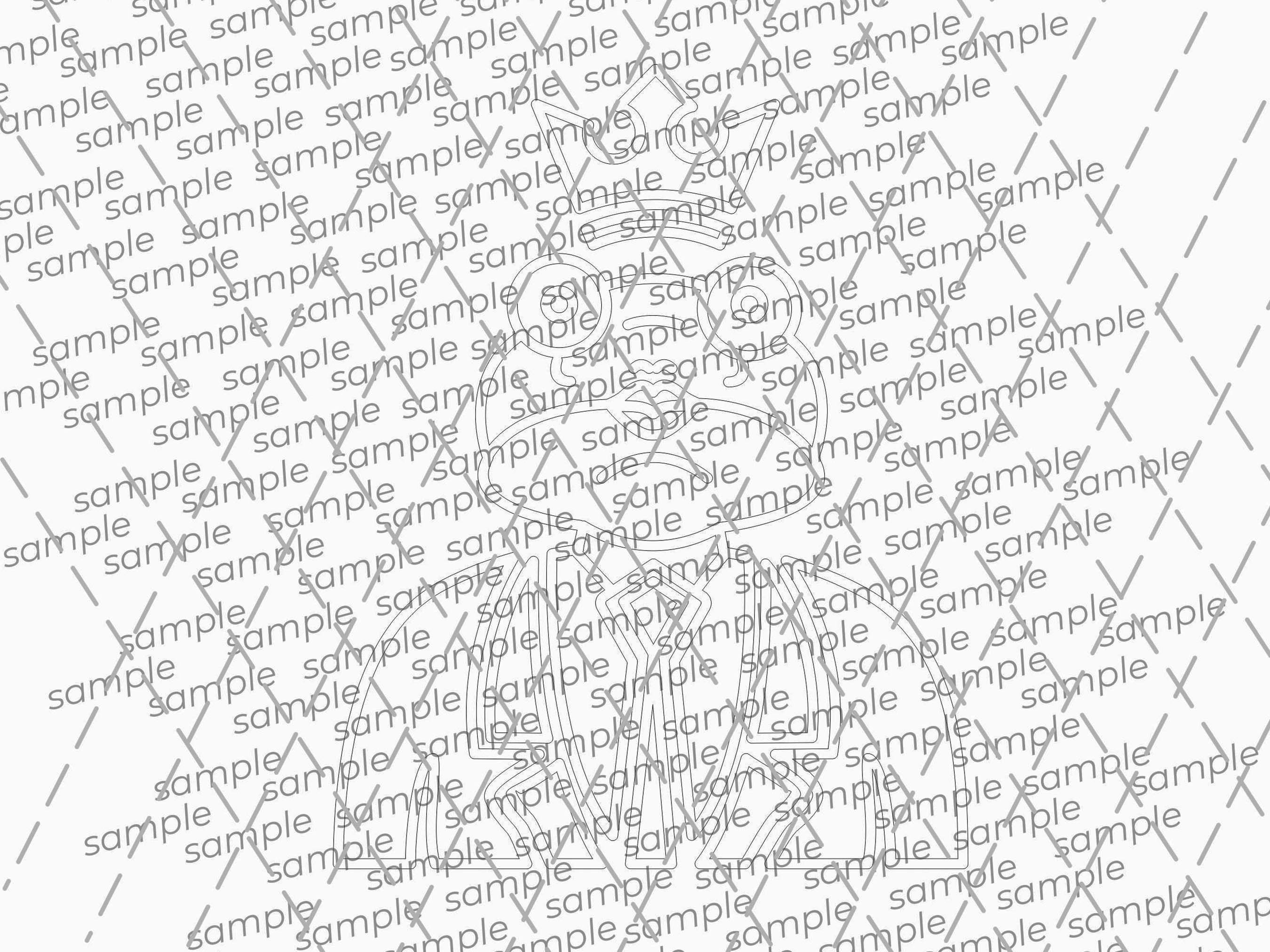 Frog Design For Printing Instant Download Svg dxf ai cdr dxf Cutting