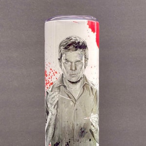 Dexter Morgan Tumbler Blood Spatter Forensic Crime Scene - Etsy