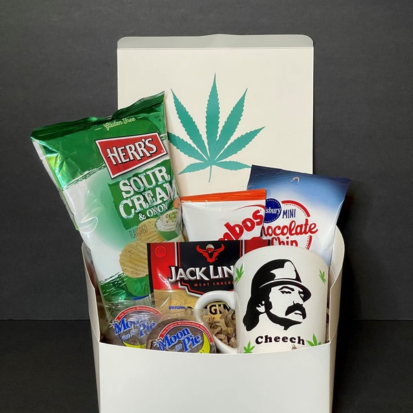 The Munchies, 420gifts for women men, Stoner Present, Surprise present for friend, Weed 420 for her him, Cannabis box set, Marijuana