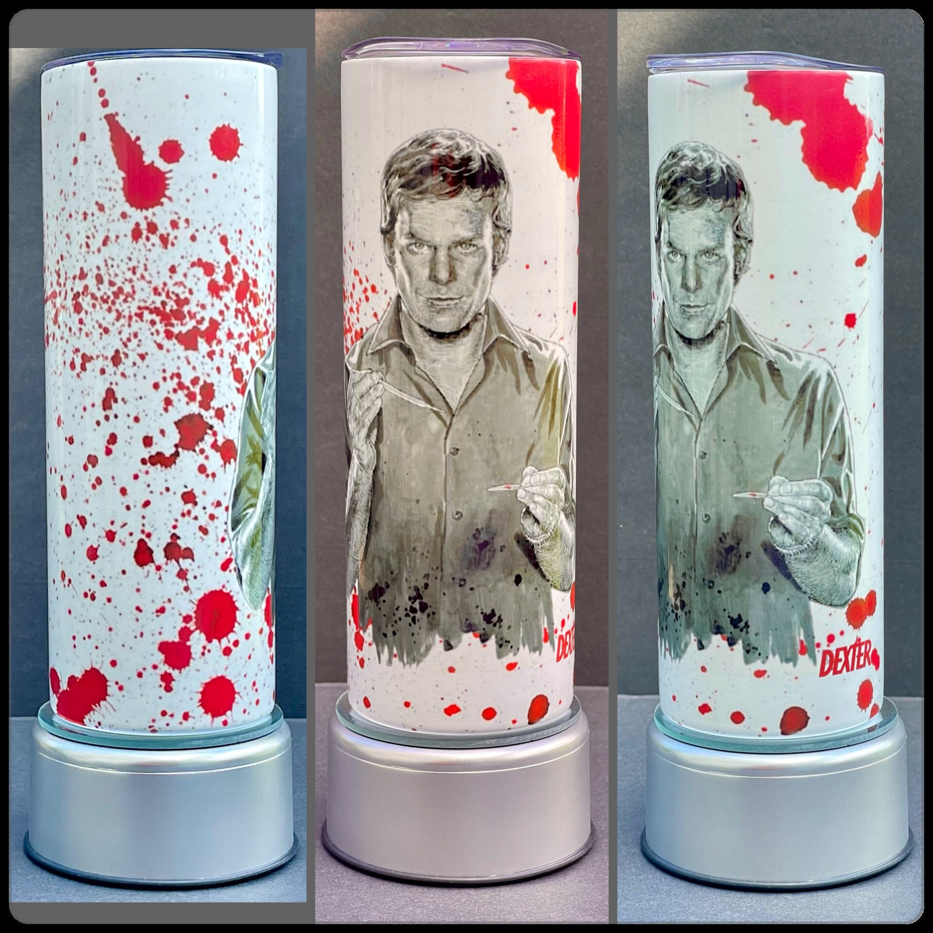 Dexter Morgan Tumbler Blood Spatter Forensic Crime Scene - Etsy
