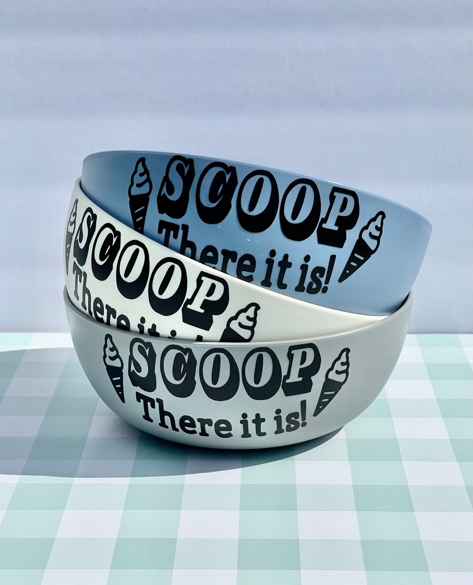 Scoop There it is Bowls Ice Cream Dish Dessert Container Etsy