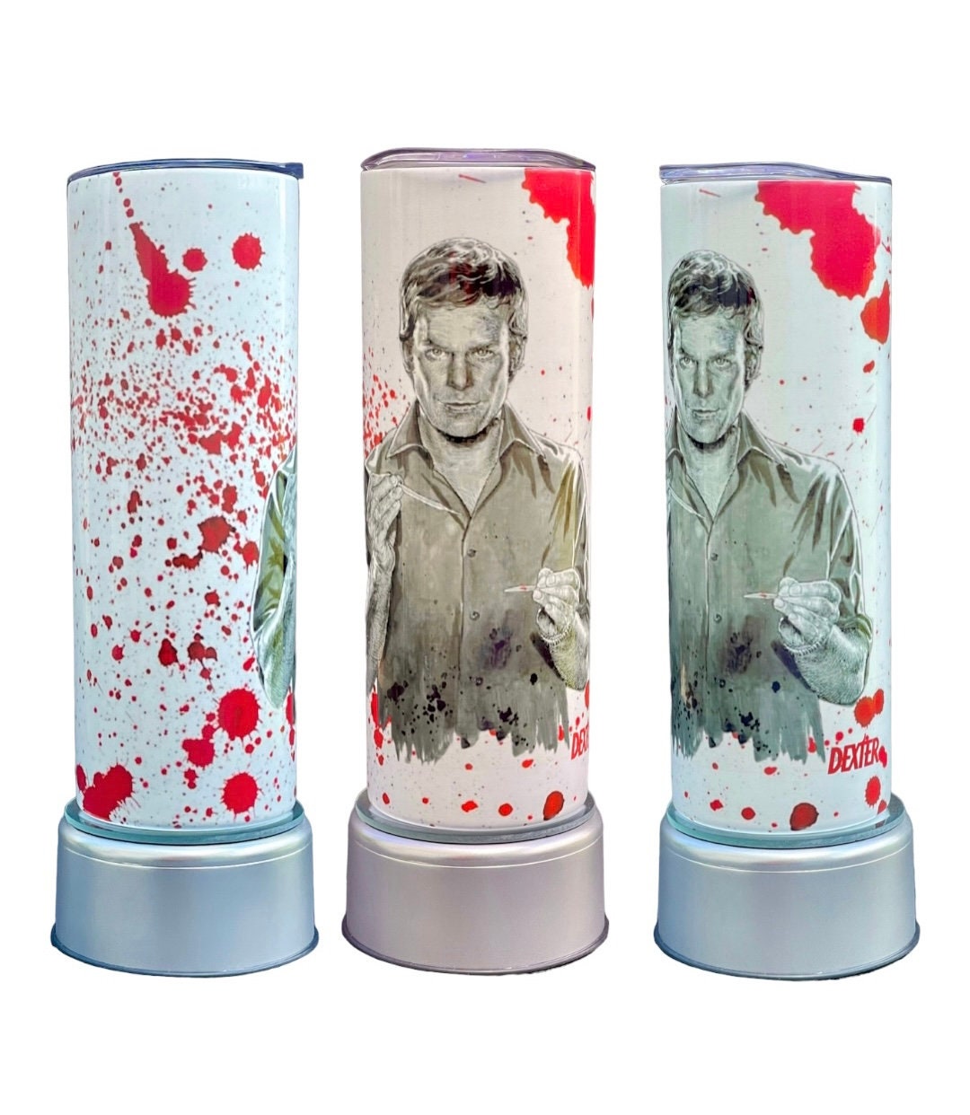 Dexter Morgan Tumbler Blood Spatter Forensic Crime Scene - Etsy