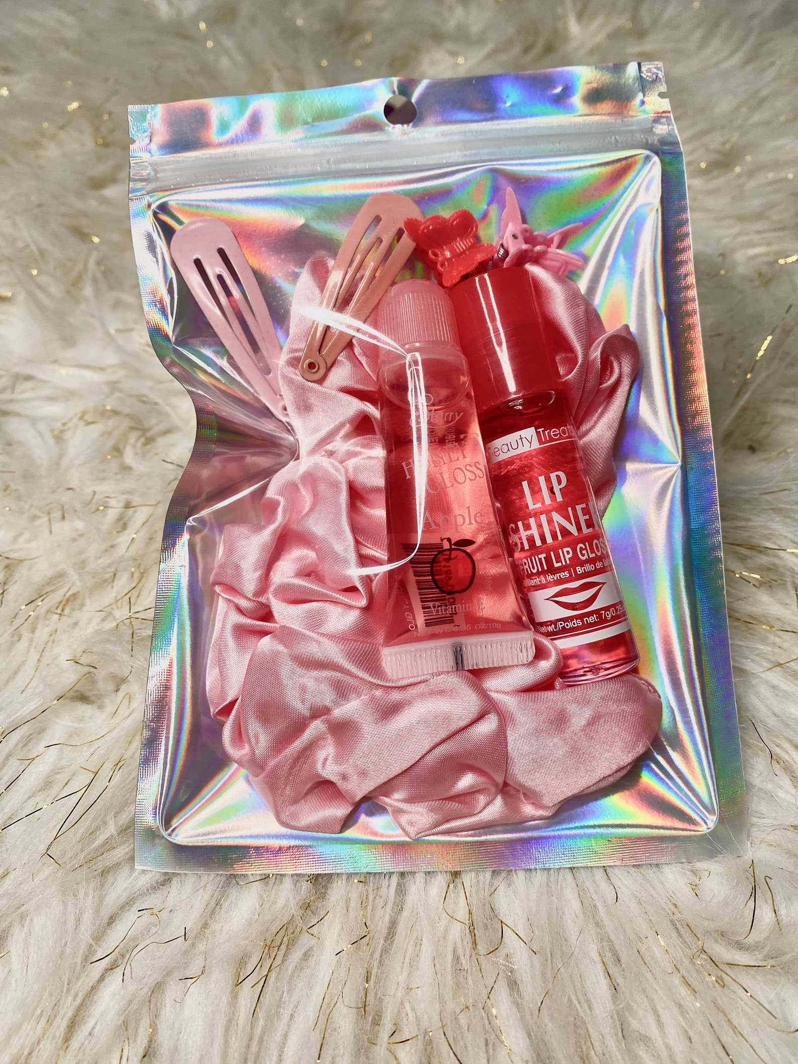 Lip Gloss Bundles Lip Gloss Scrunchies Cute Trendy Accessori Etsy