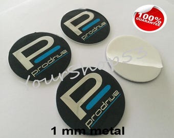 Metal Stickers - car wheel center cap sticker - set of 4 - FIT - PRODRIVE 2