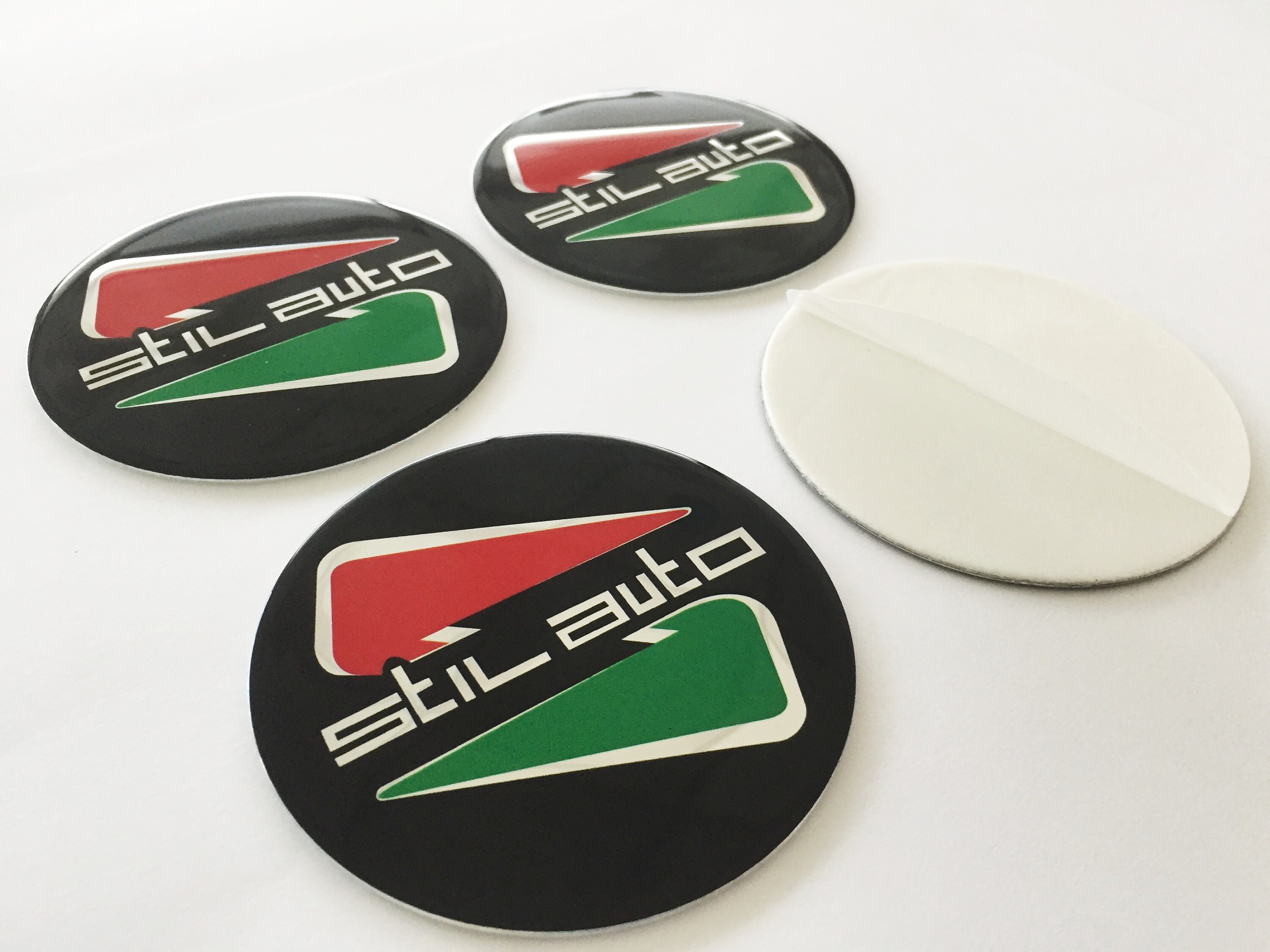 Metal Stickers car wheel center cap stikers set of 4 Etsy