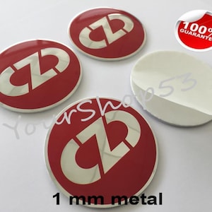 Metal Stickers - car wheel center cap sticker - set of 4 - FIT - OZ RACING Anniversary 3